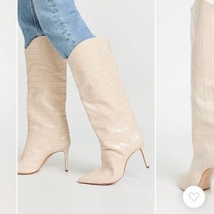 Schutz Eggshell Maryana Tall Boots